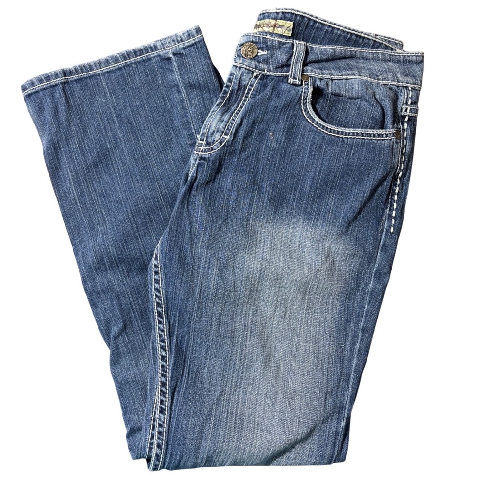 BKE Culture‎ Bootcut Stretch Denim Jeans Size 33x31.5 Y2K Vibes